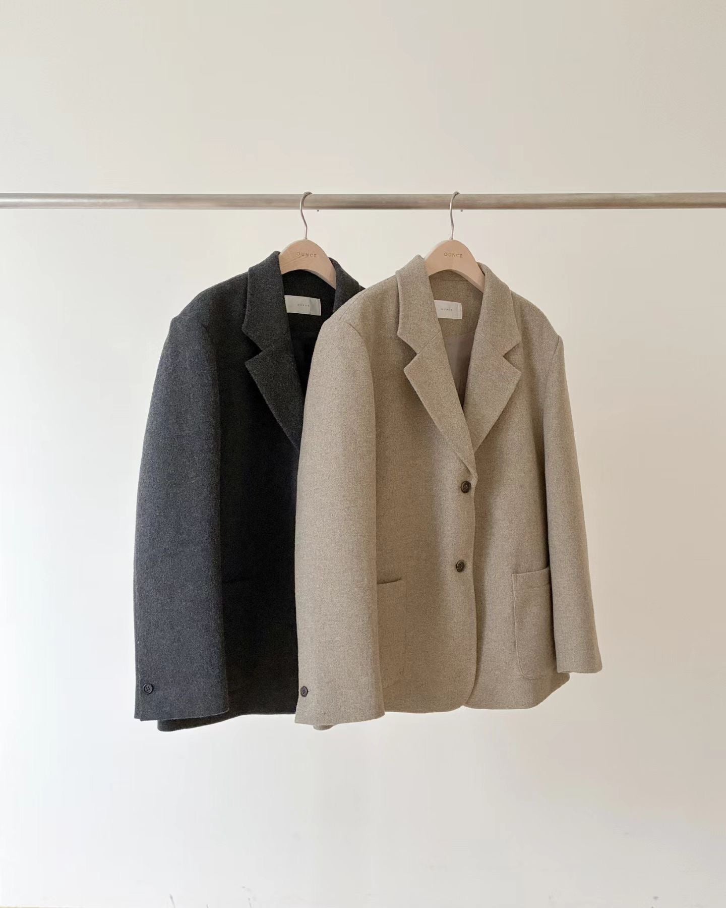 Ounce farb wool jacket-2col