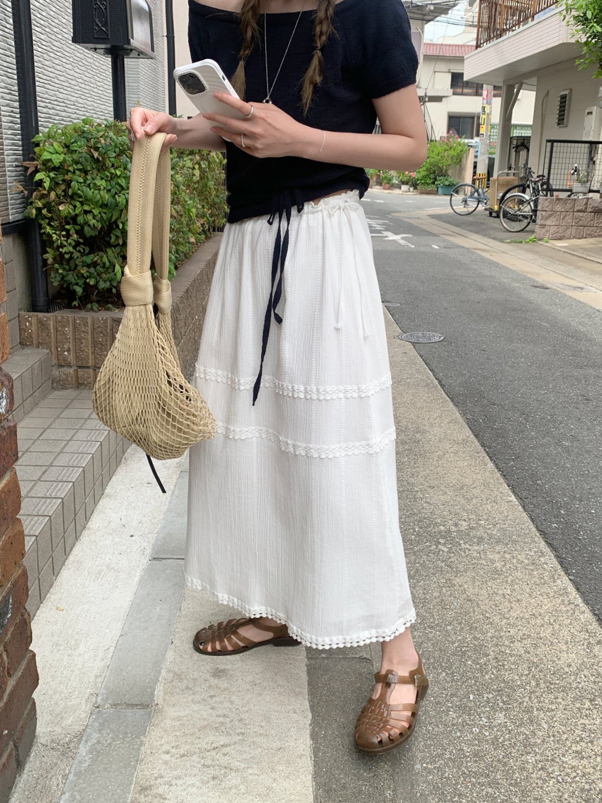 Sale即納 Adel long skirt