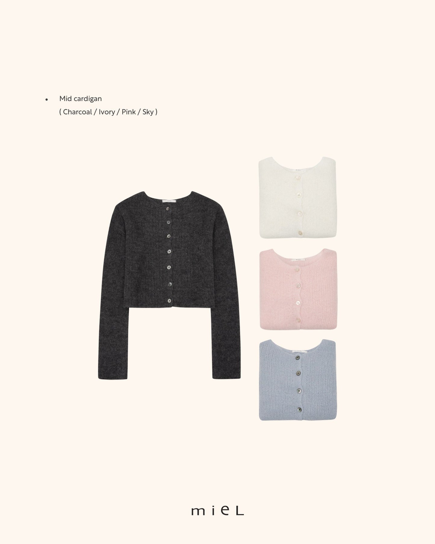 Mid cardigan-4col