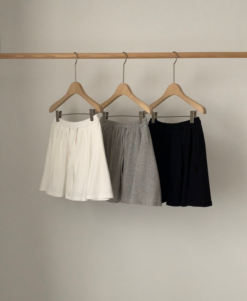 Rush skirt half pants-3col