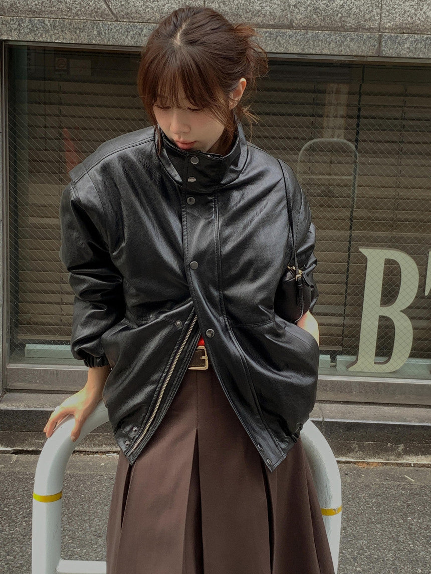 Milli leather jumper