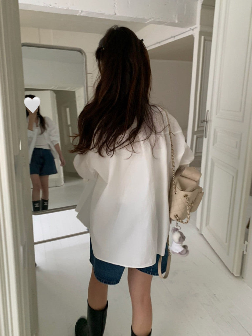 Washing collar shirt-4col