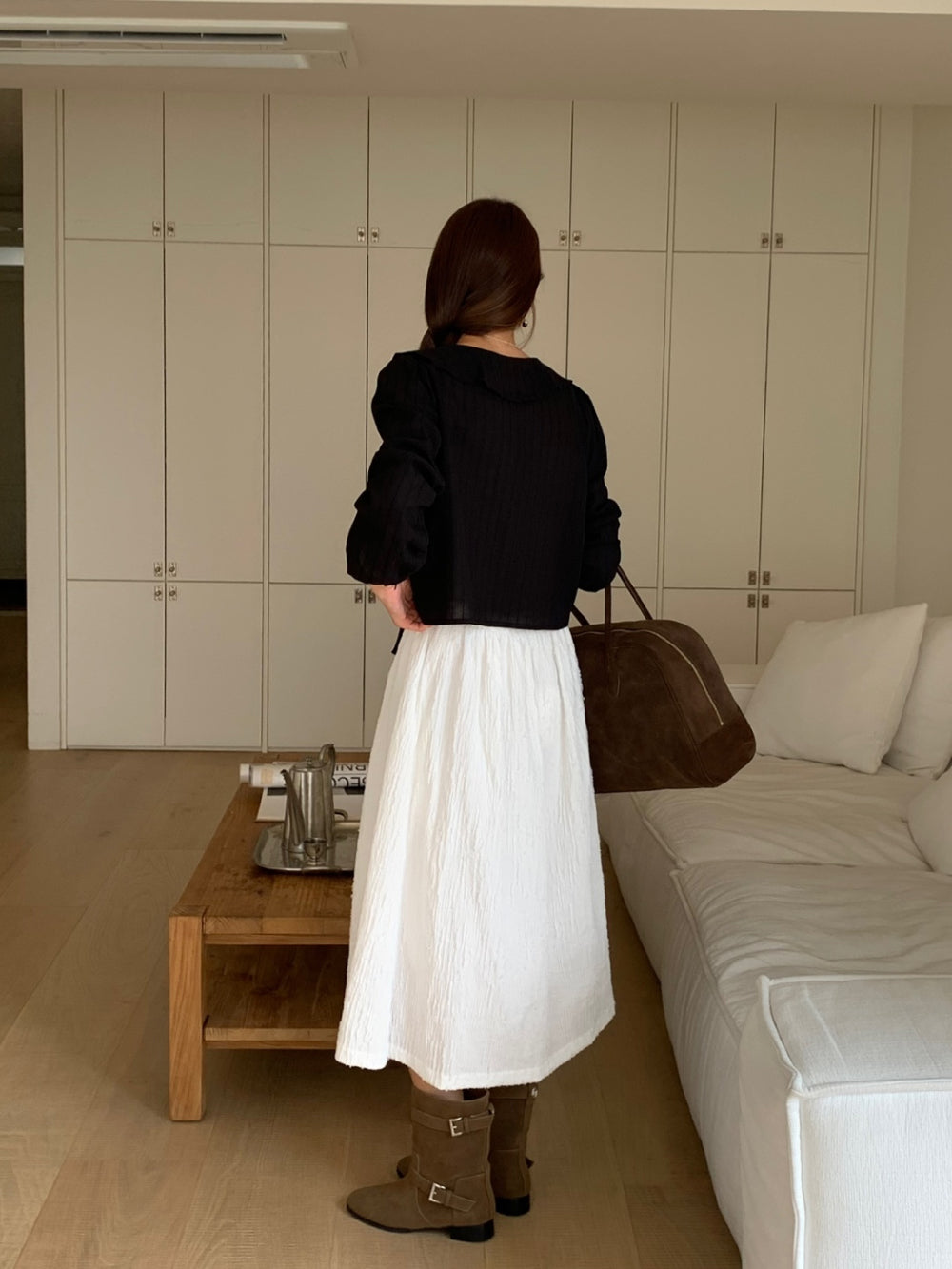 ruffle blouse-2col