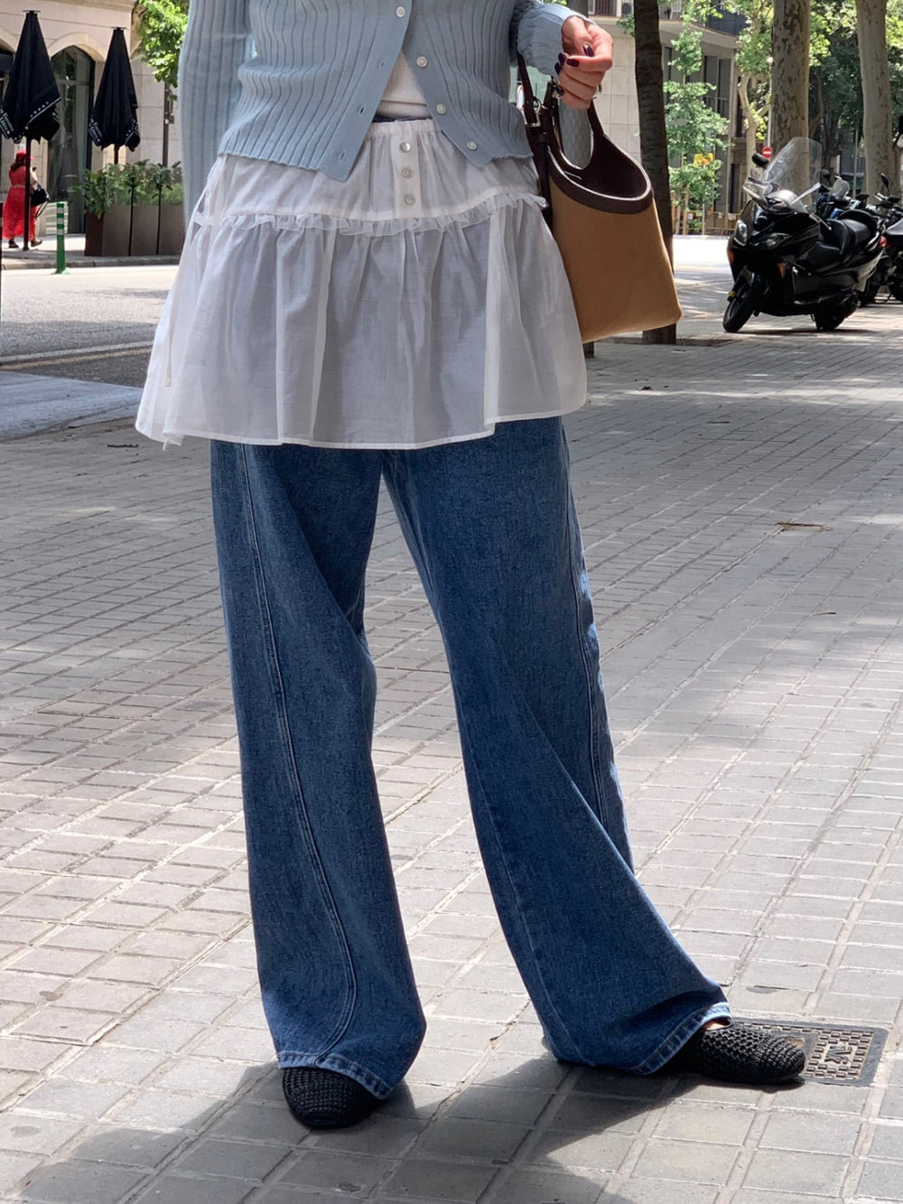 jivri layered skirt