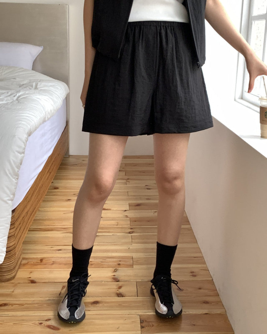 Kessie tencel banding pants-2col