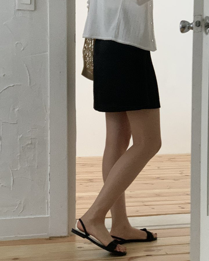 Rie lace short skirt-2col
