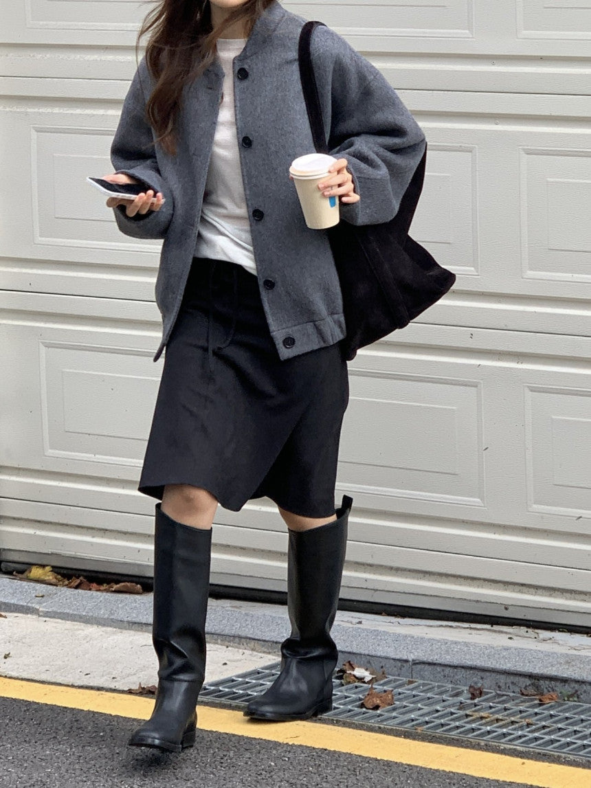 Nua handmade blouson-2col