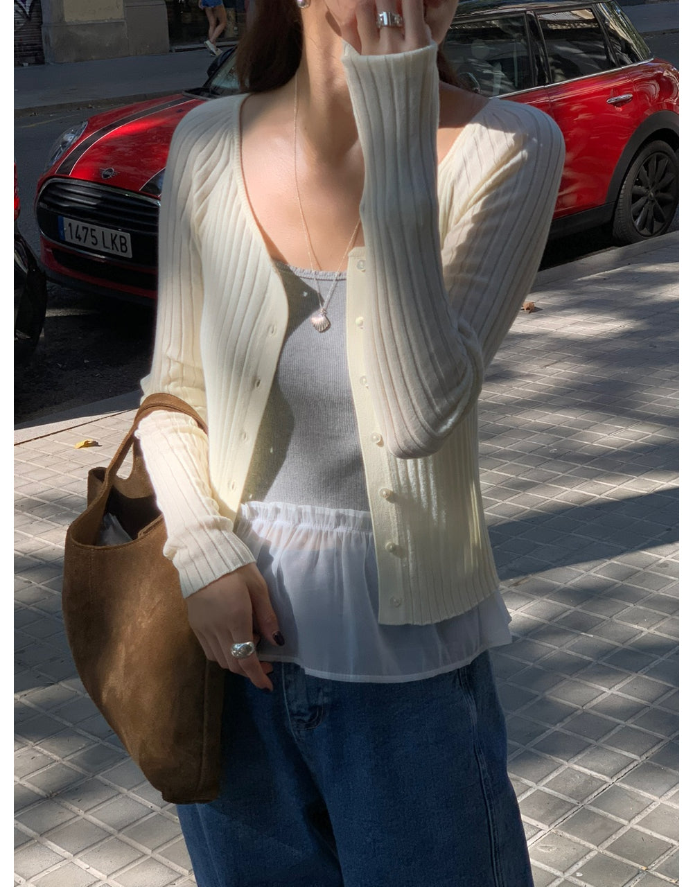 Toy sleeveless layered onepiece-2col