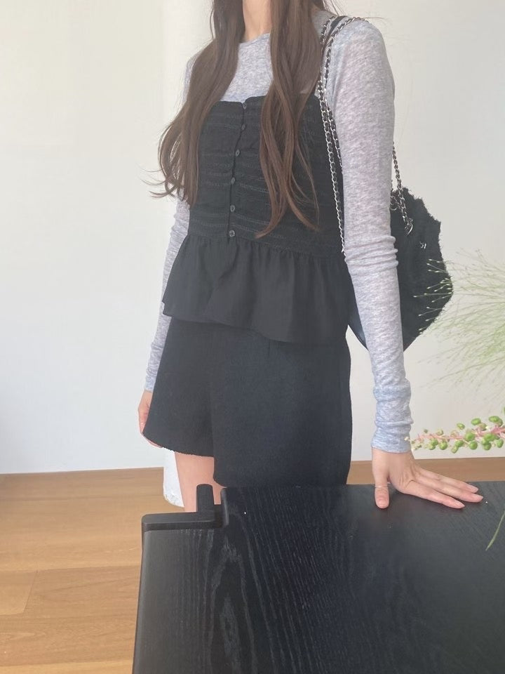 frill blouse-2col