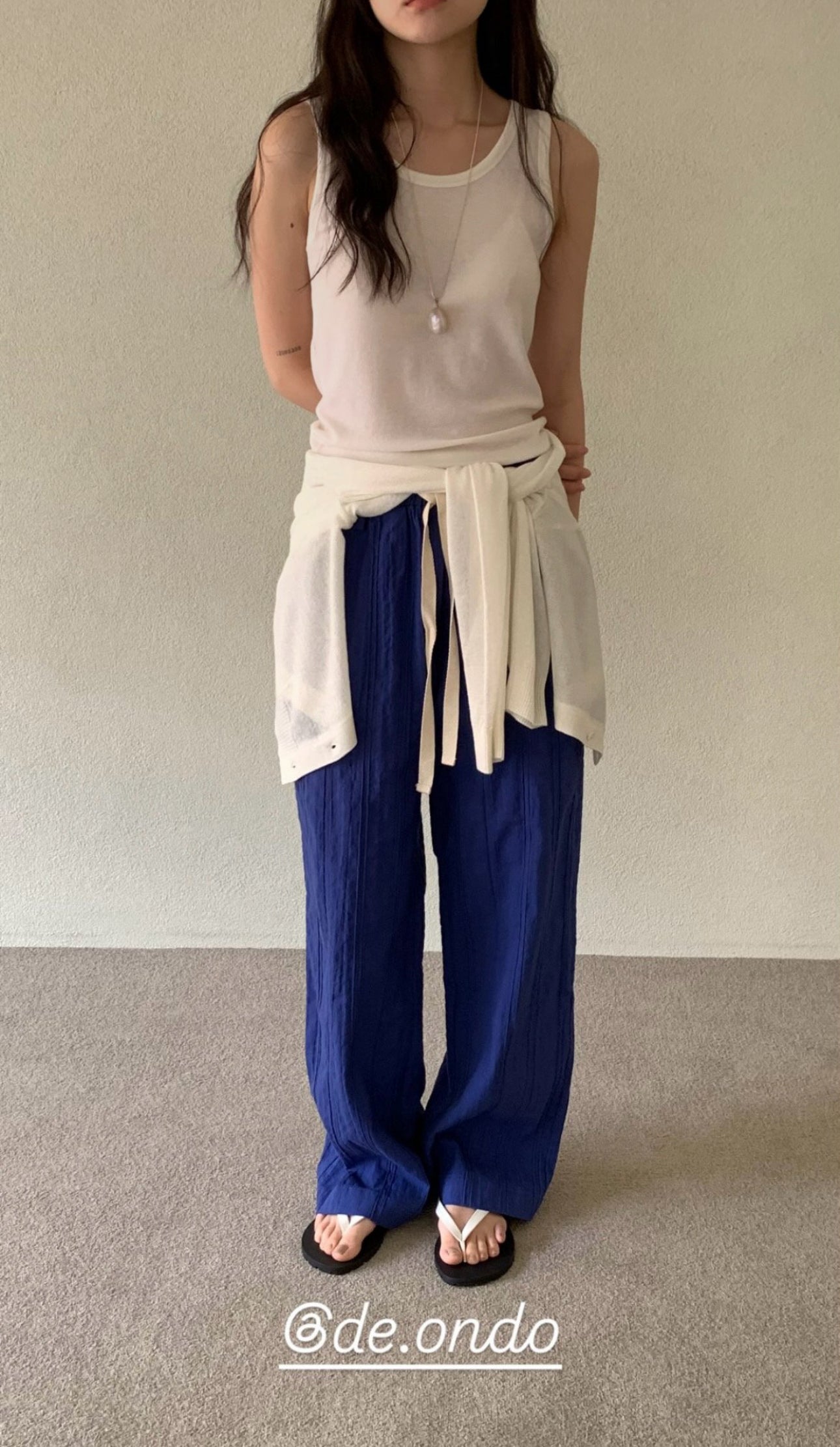 deondo organic pants-3col