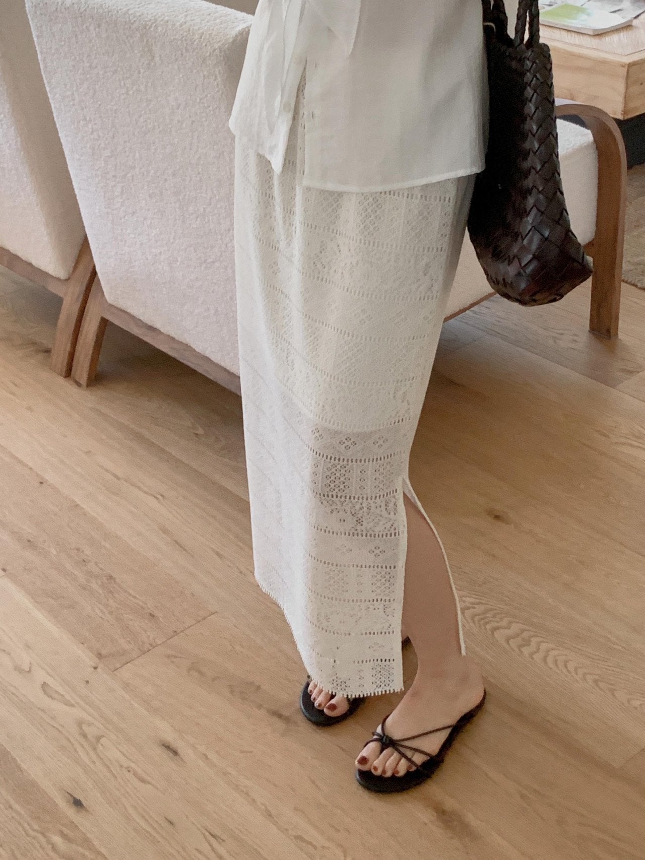Crochet skirt-2col