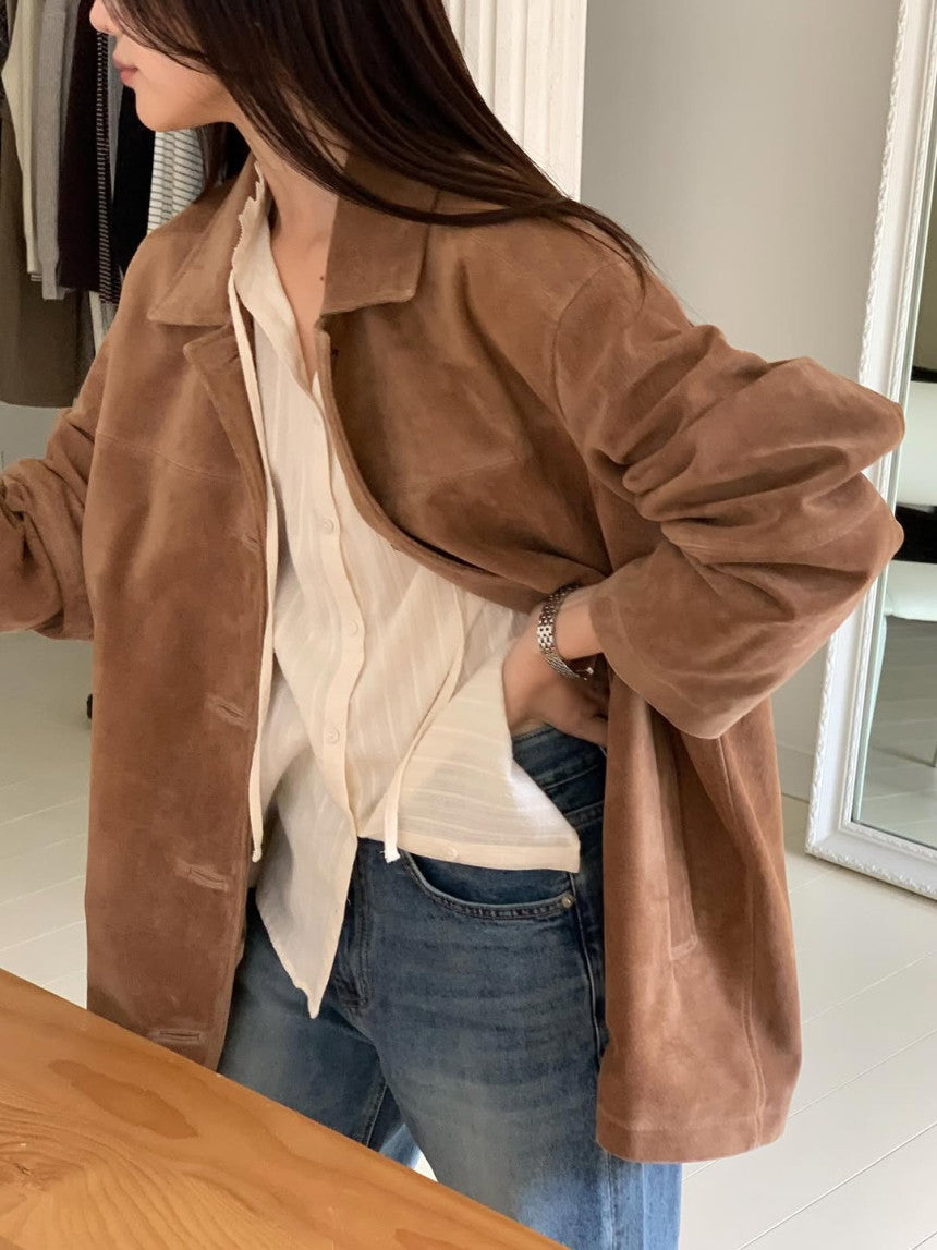 Bern suede jacket-2col