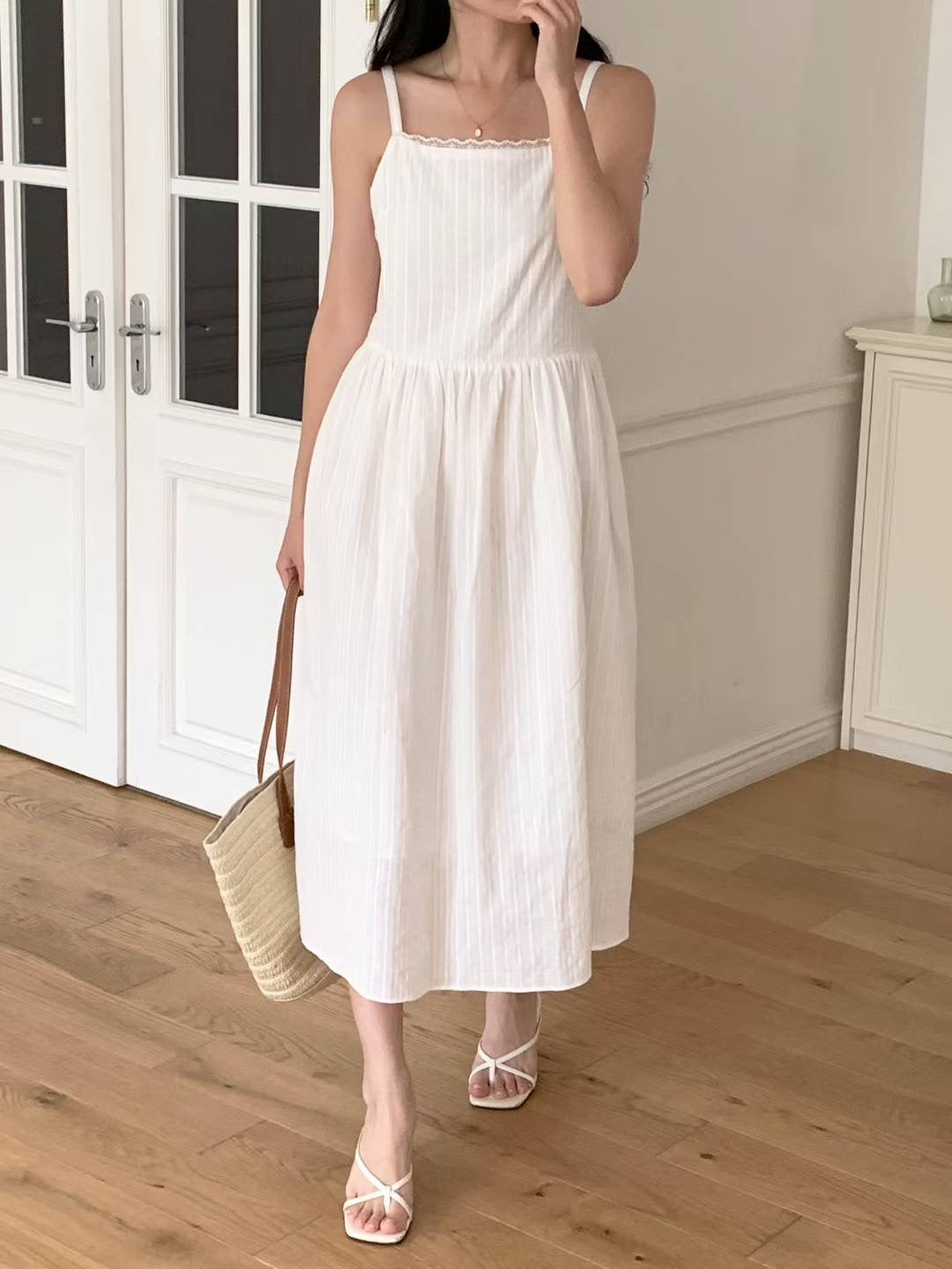 Muet smoke sleeveless long OPS