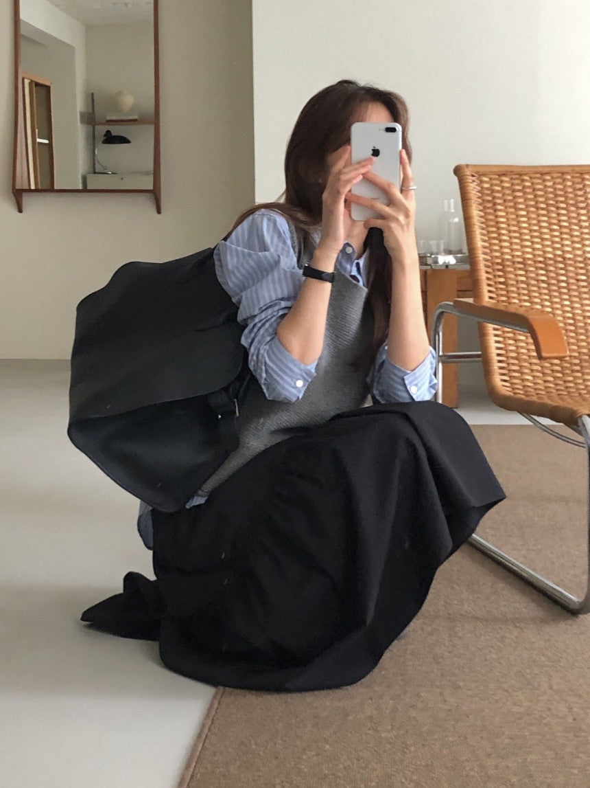 Garden lace full skirt-2col