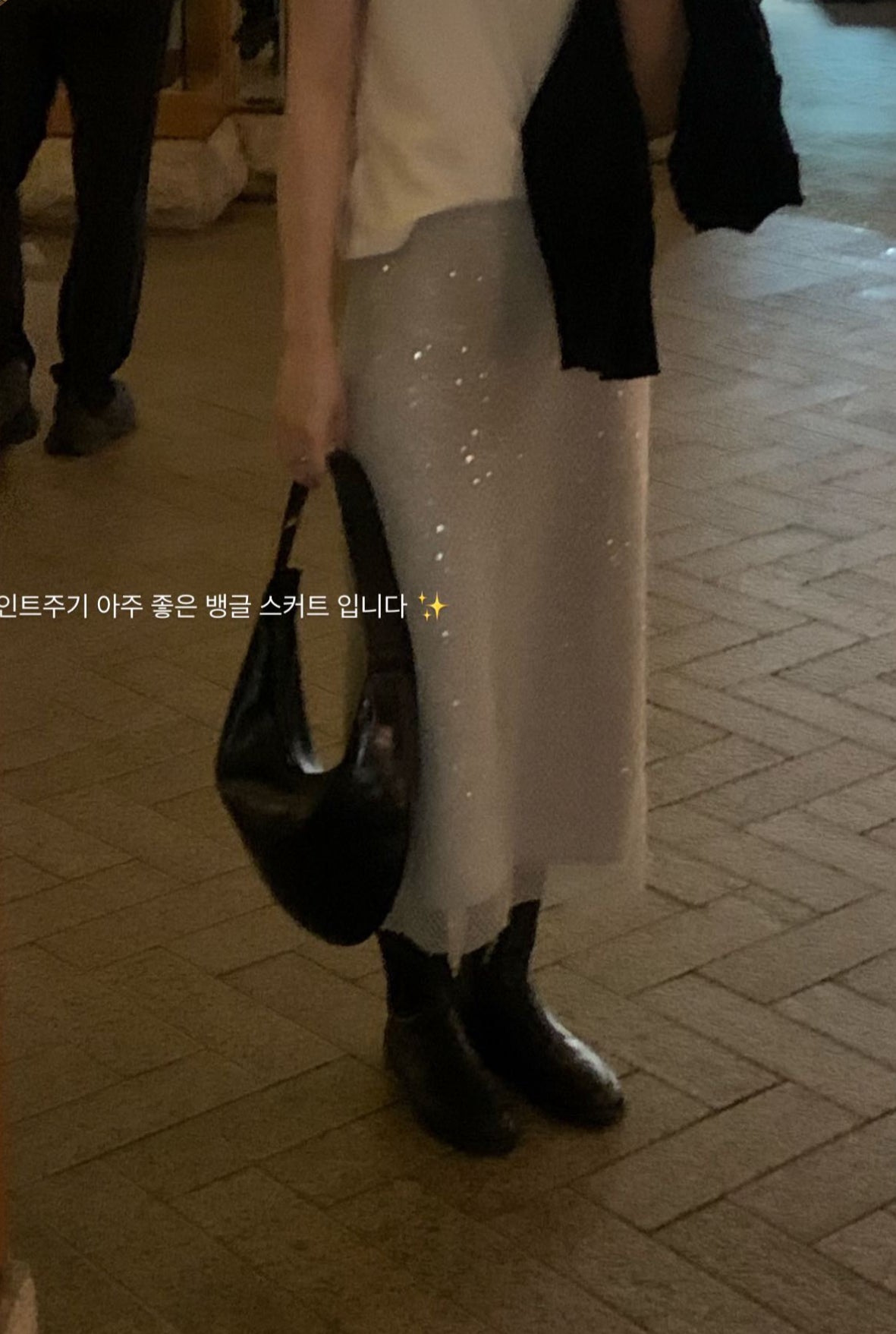 Sale gray s-即納 Fov twinkle skirt-3col