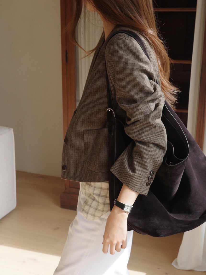 Celine wool no collar jacket