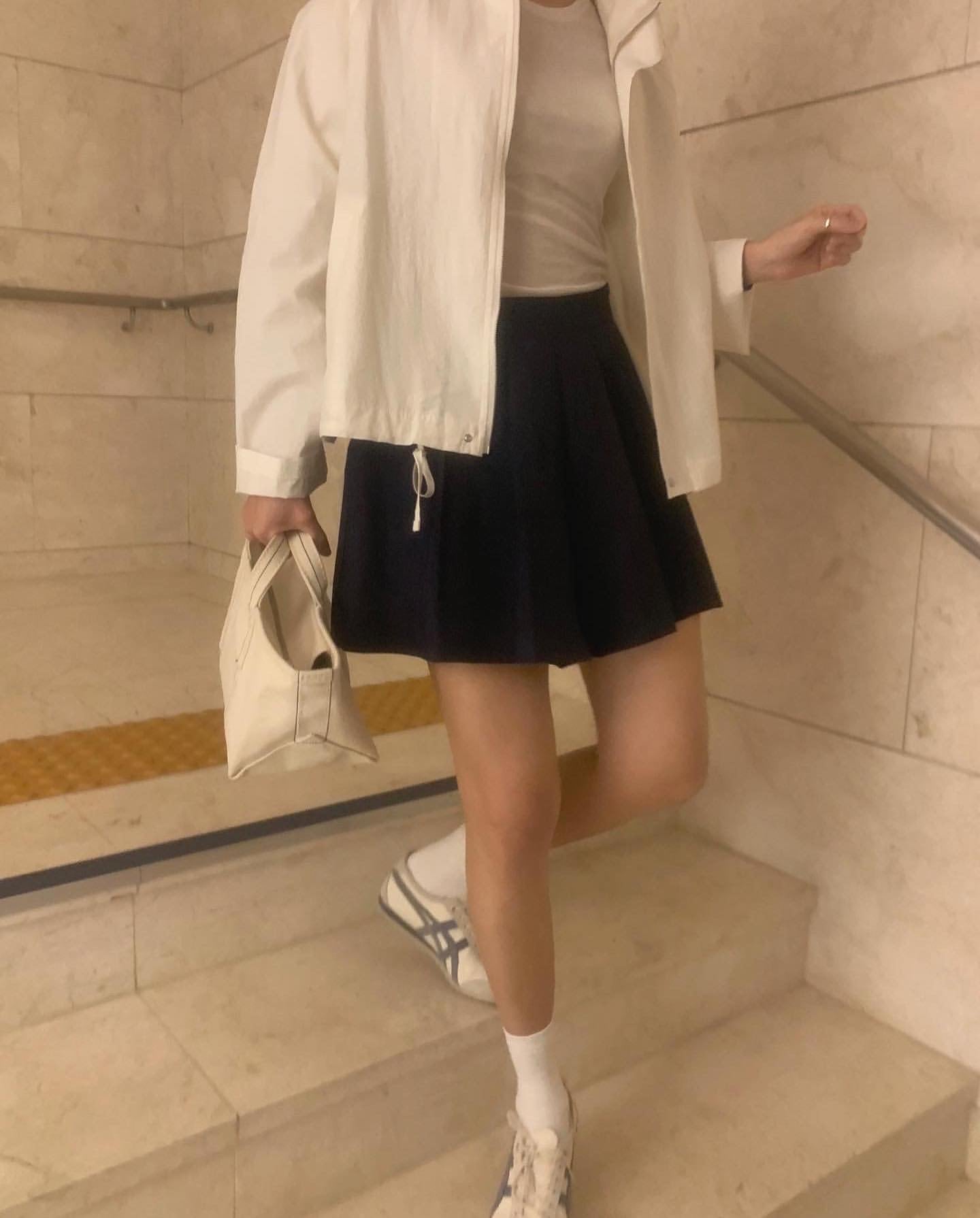 ivory-s即納 Liter ari pleats skirt pants