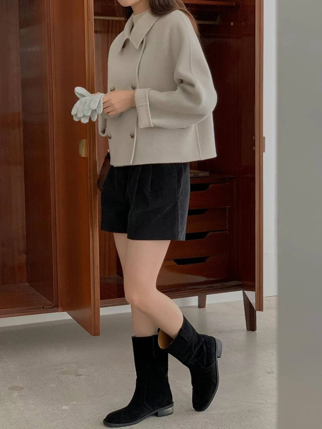 Miu double handmade jacket-3col