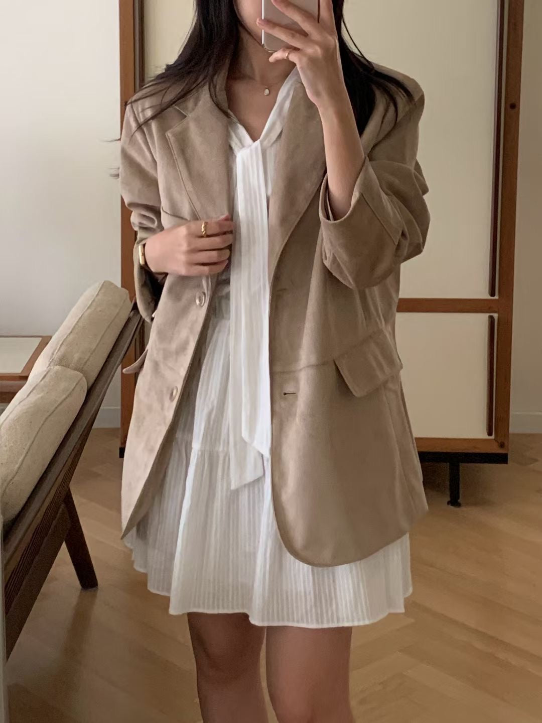 Boehm suede jacket-2col