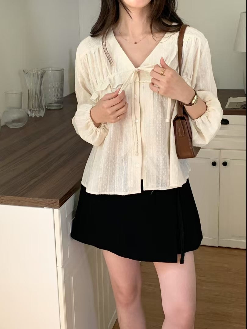 Lote lace blouse-2col