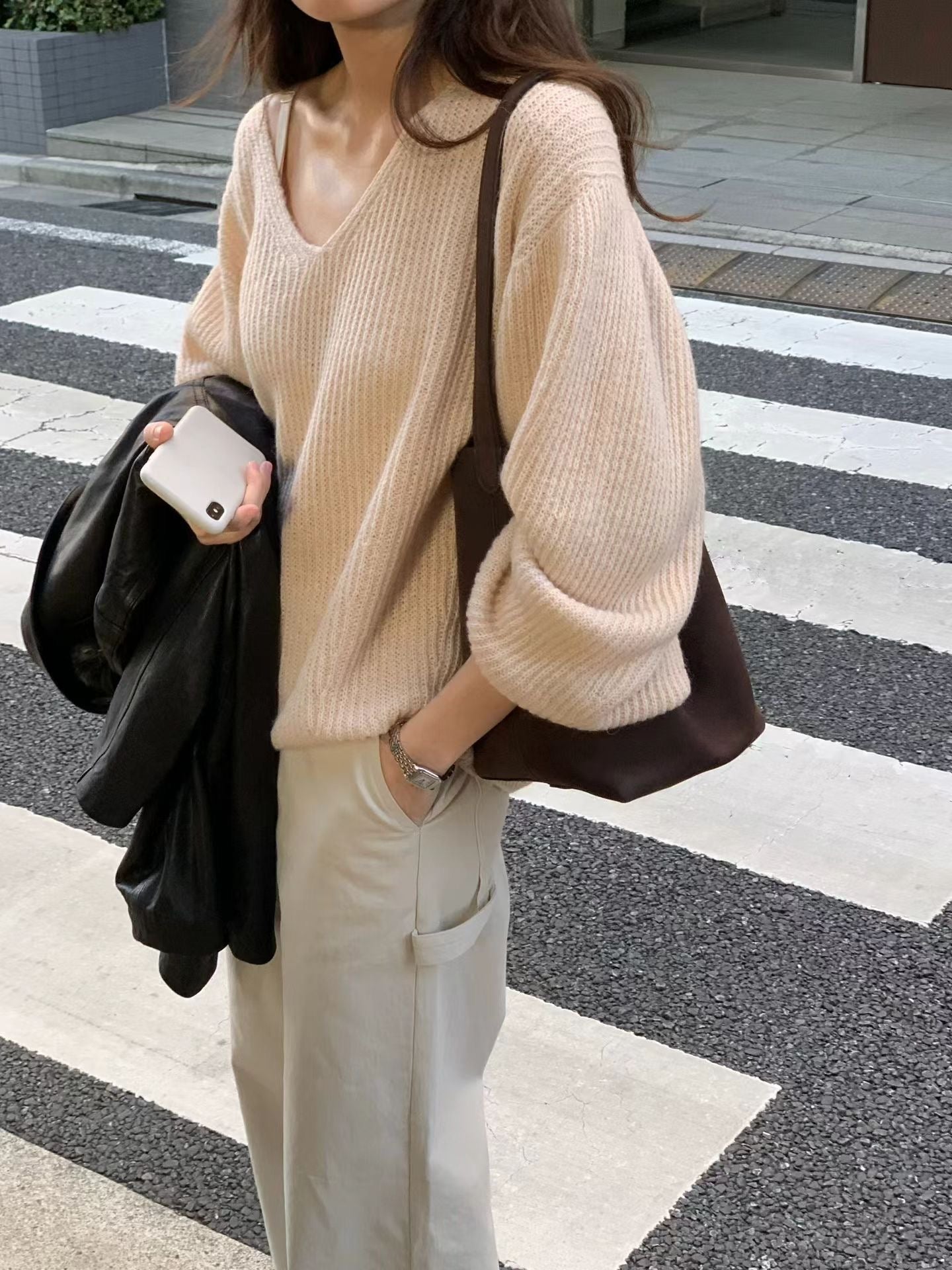 Ounce gran washing carpenter pants-2col