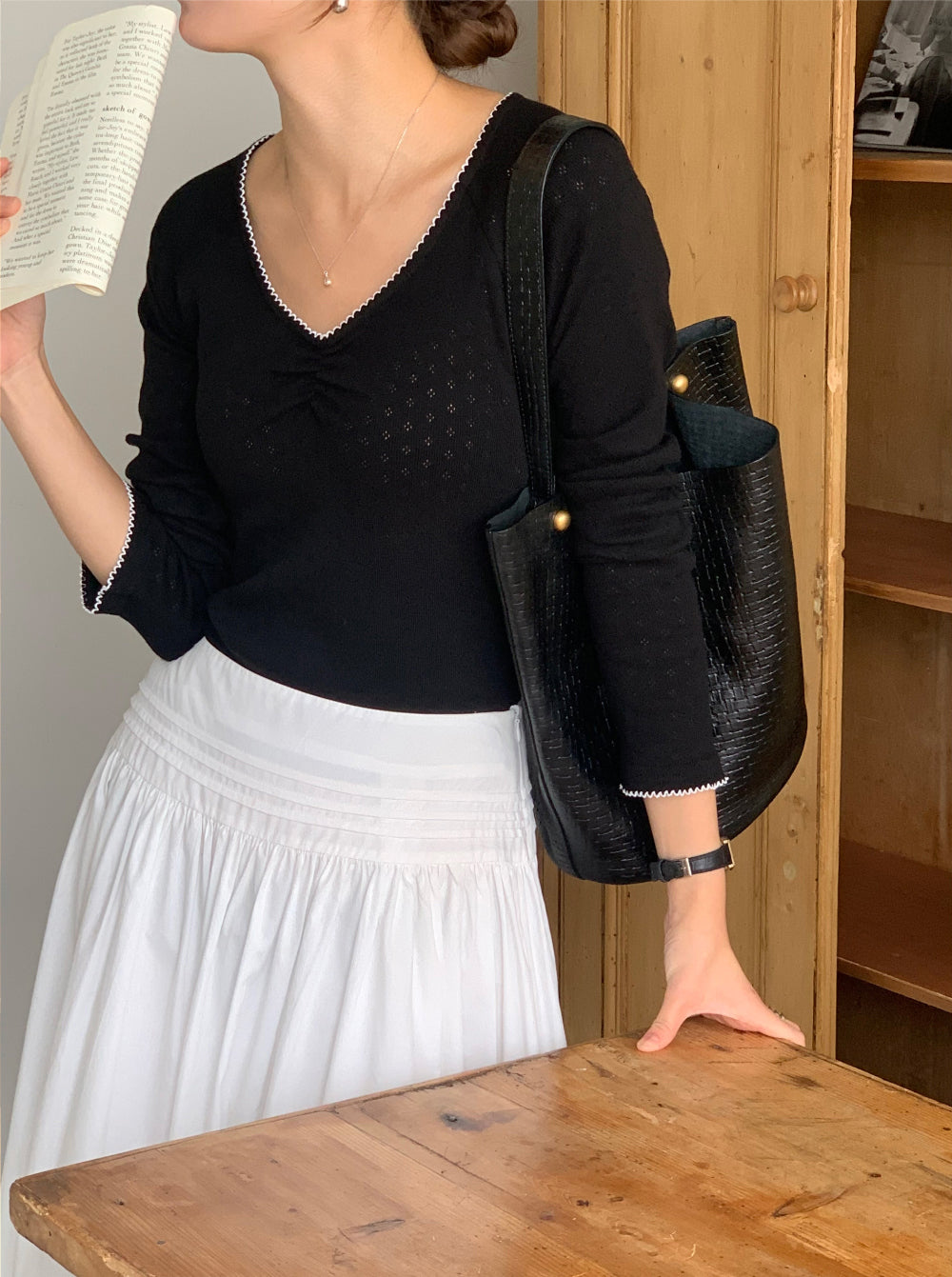 Soda lace T-3col