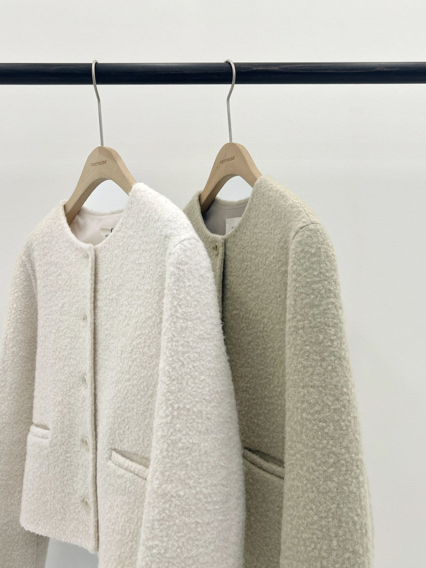Castle mohair boucle HD jacket-2col