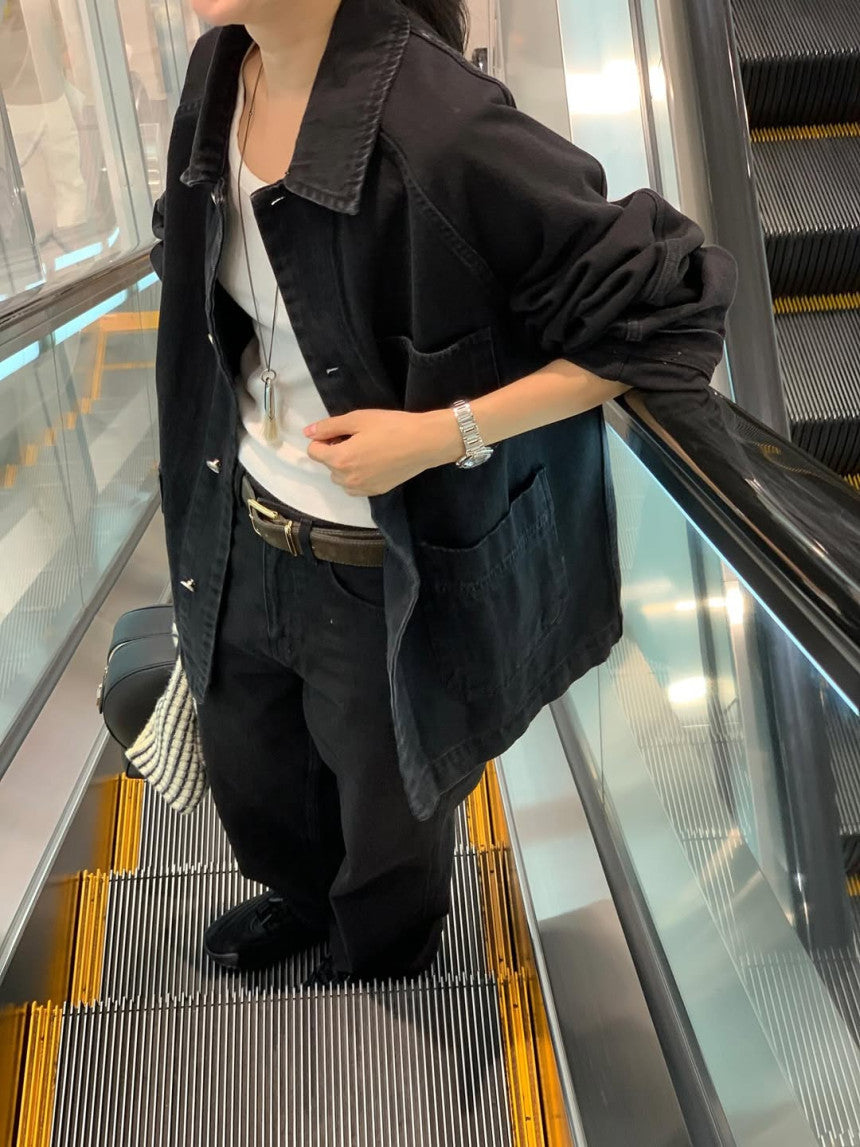 Evening denim jacket