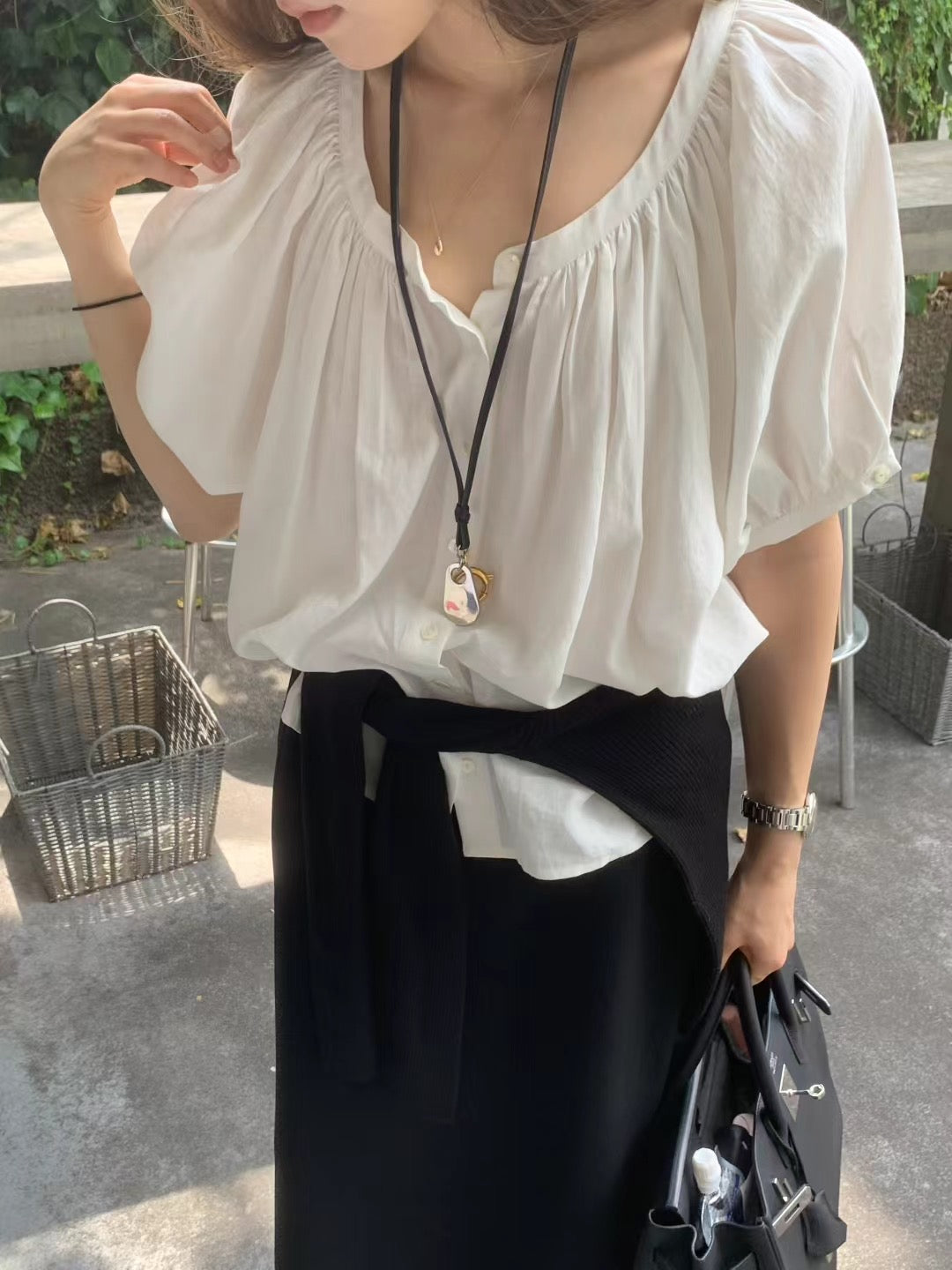 s-即納 Ounce if maxi skirt