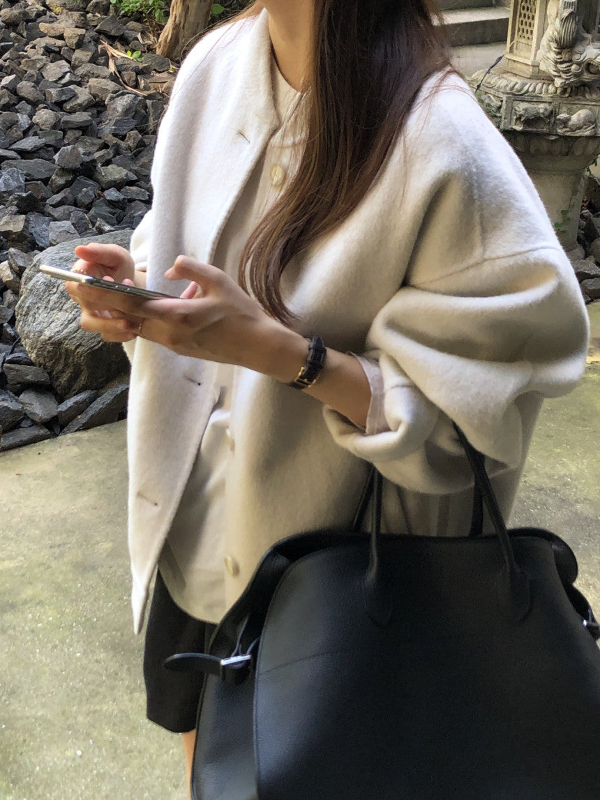 Nua handmade blouson-2col