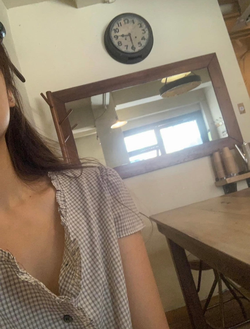 liter soda check blouse