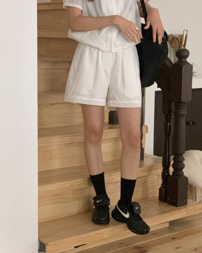 Kessie tencel banding pants-2col