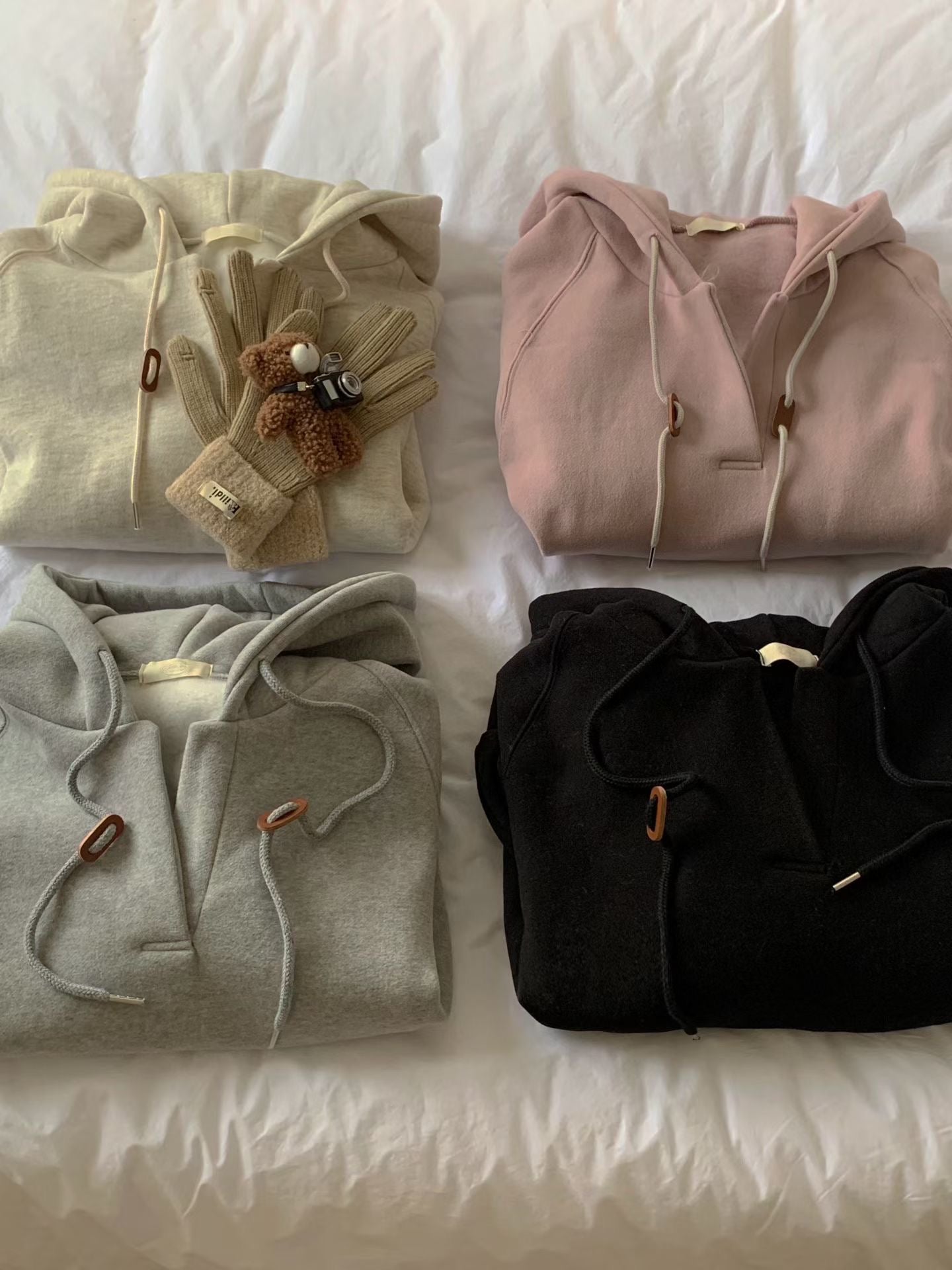 London wool gimo hood T-4col