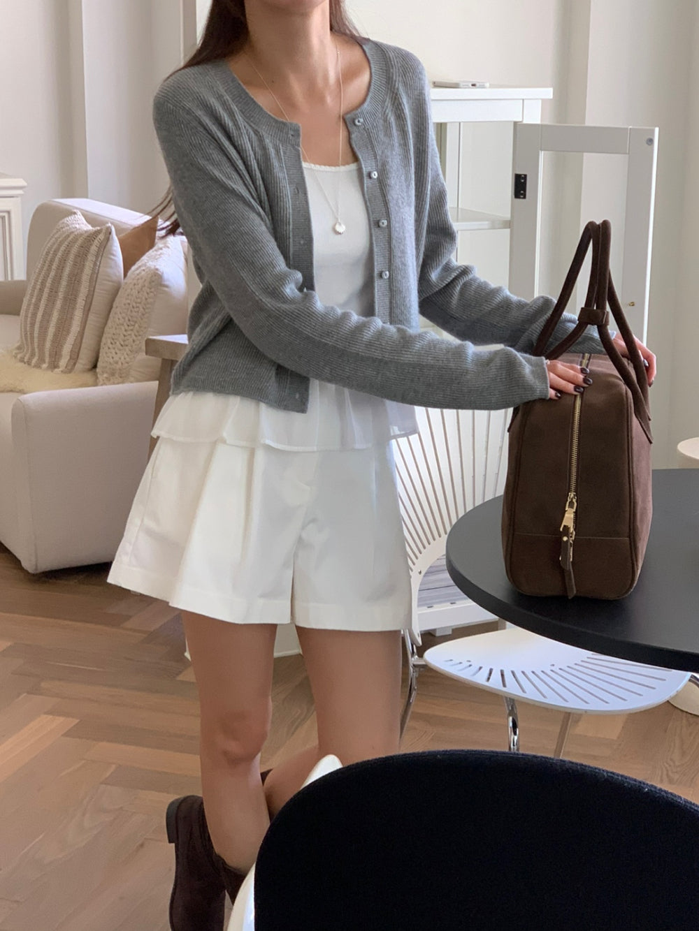 Kushi cardigan-4col