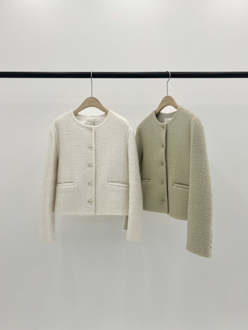 Castle mohair boucle HD jacket-2col