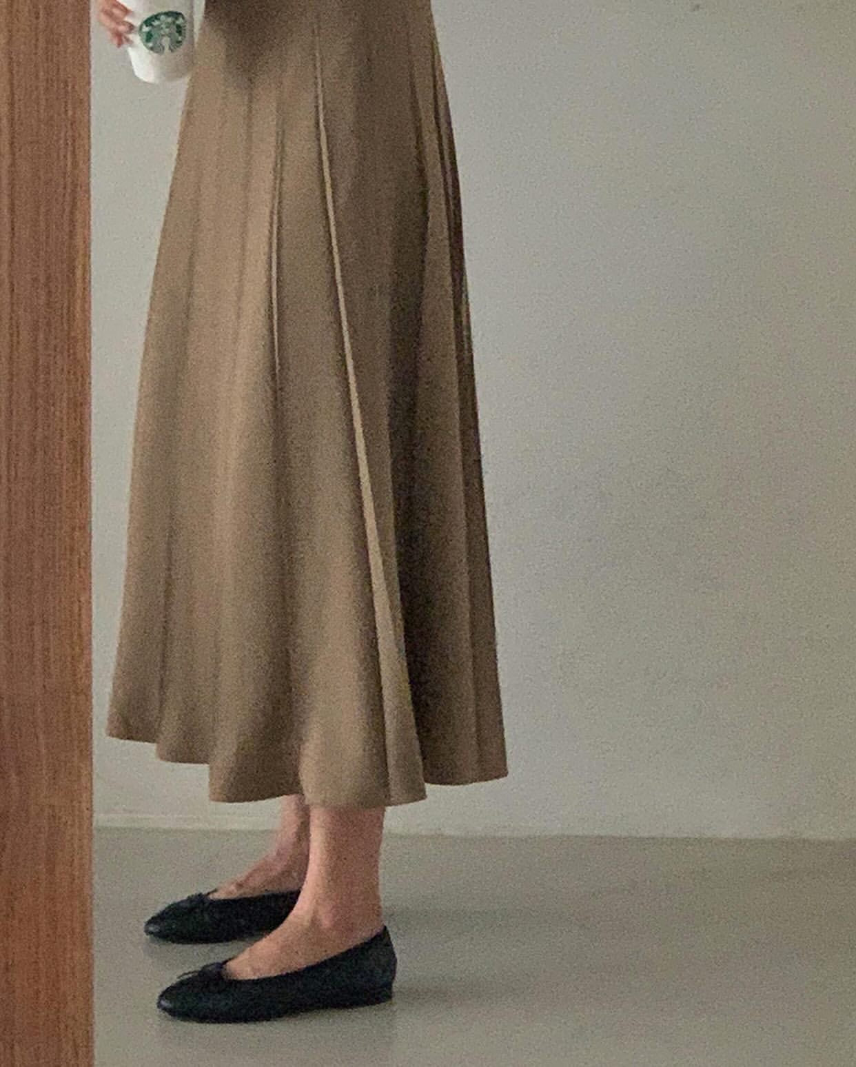 liter kkamiyu pleats skirt-2col