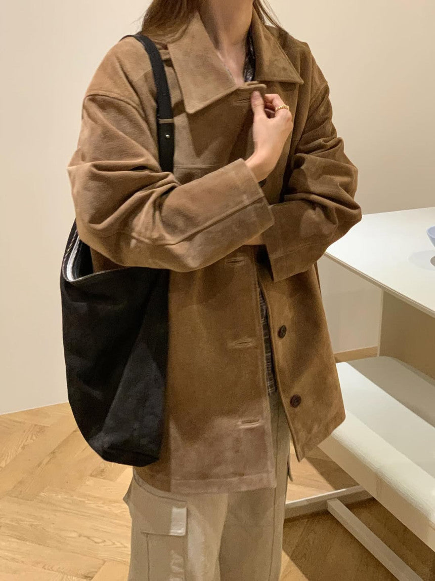 Bern suede jacket-2col