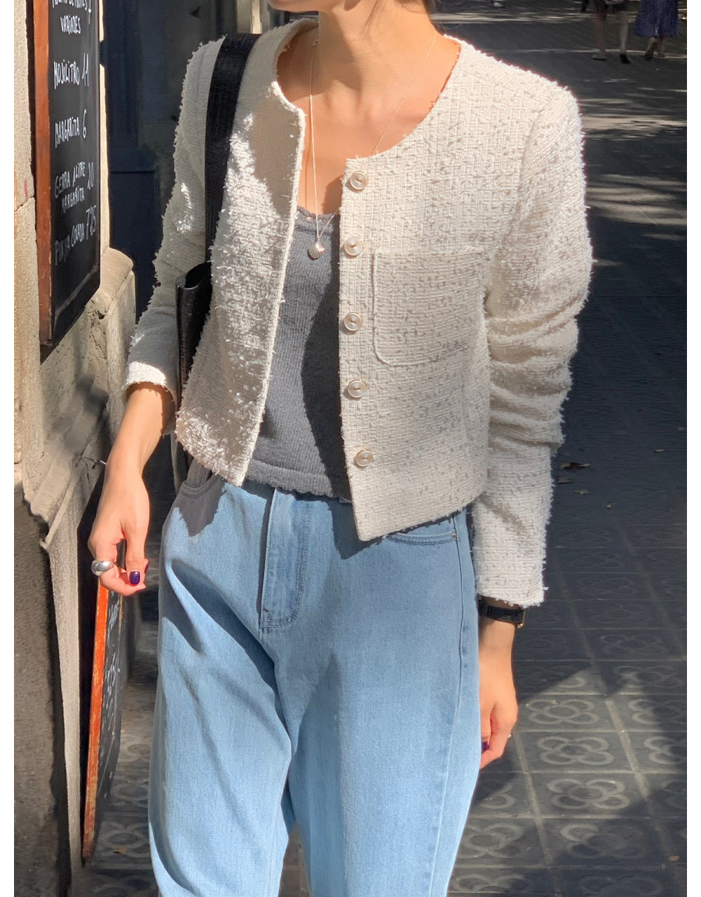 Sha tweed jacket-3col