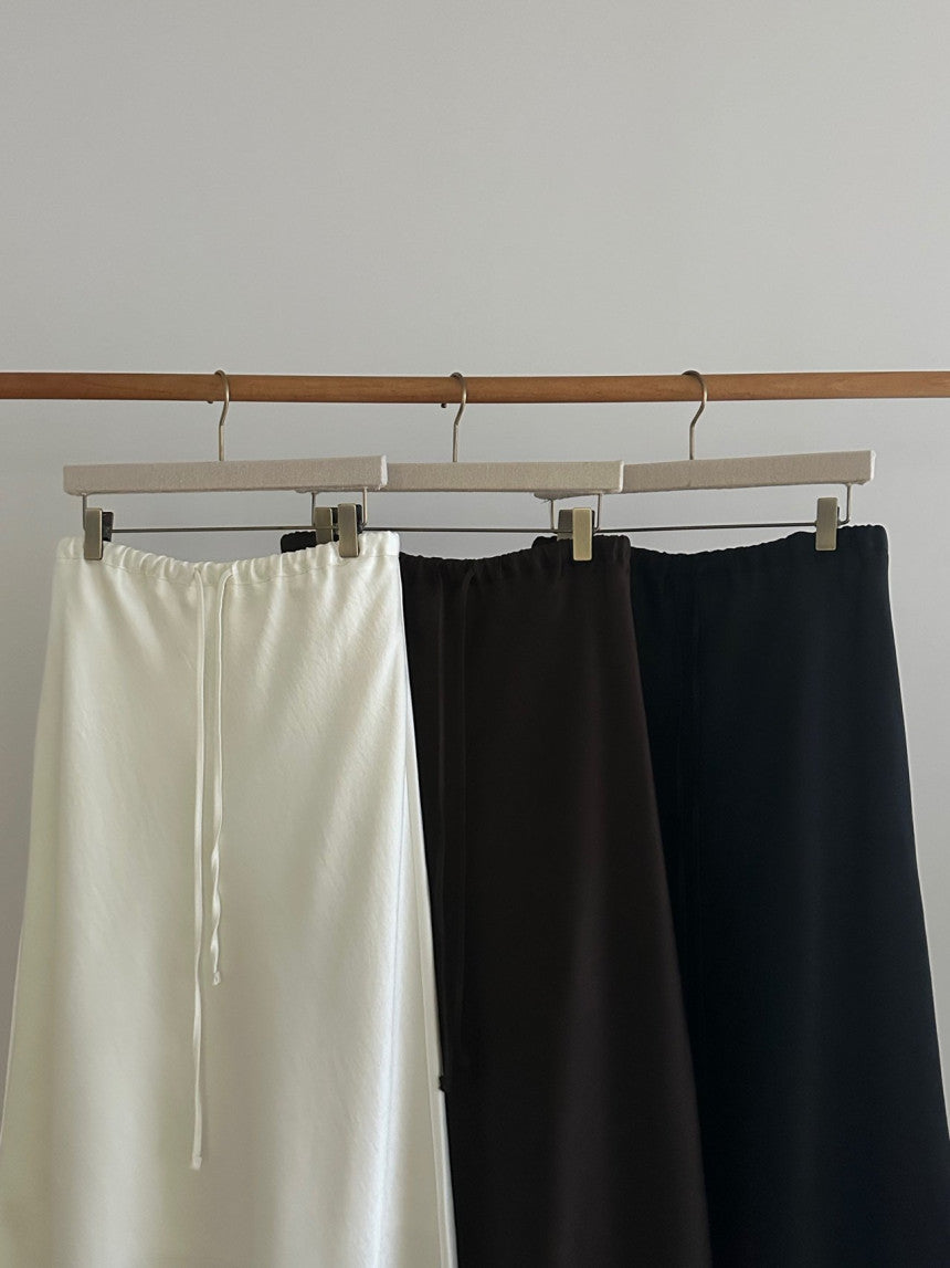 Cello satin skirt-3col/ショート丈あり