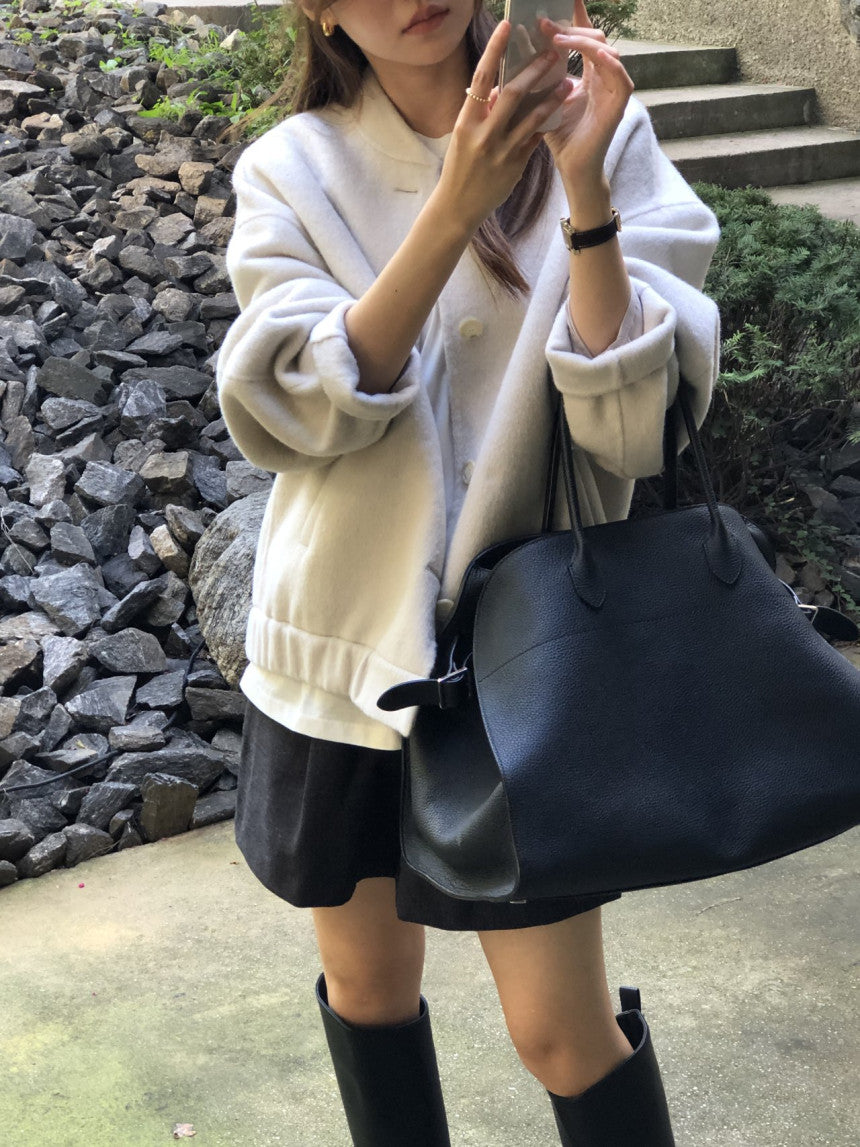 Nua handmade blouson-2col