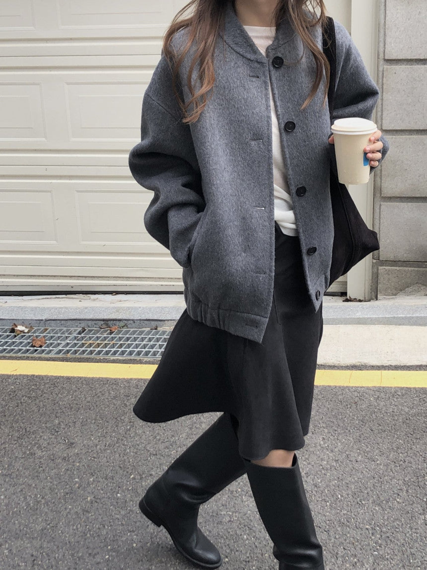 Nua handmade blouson-2col