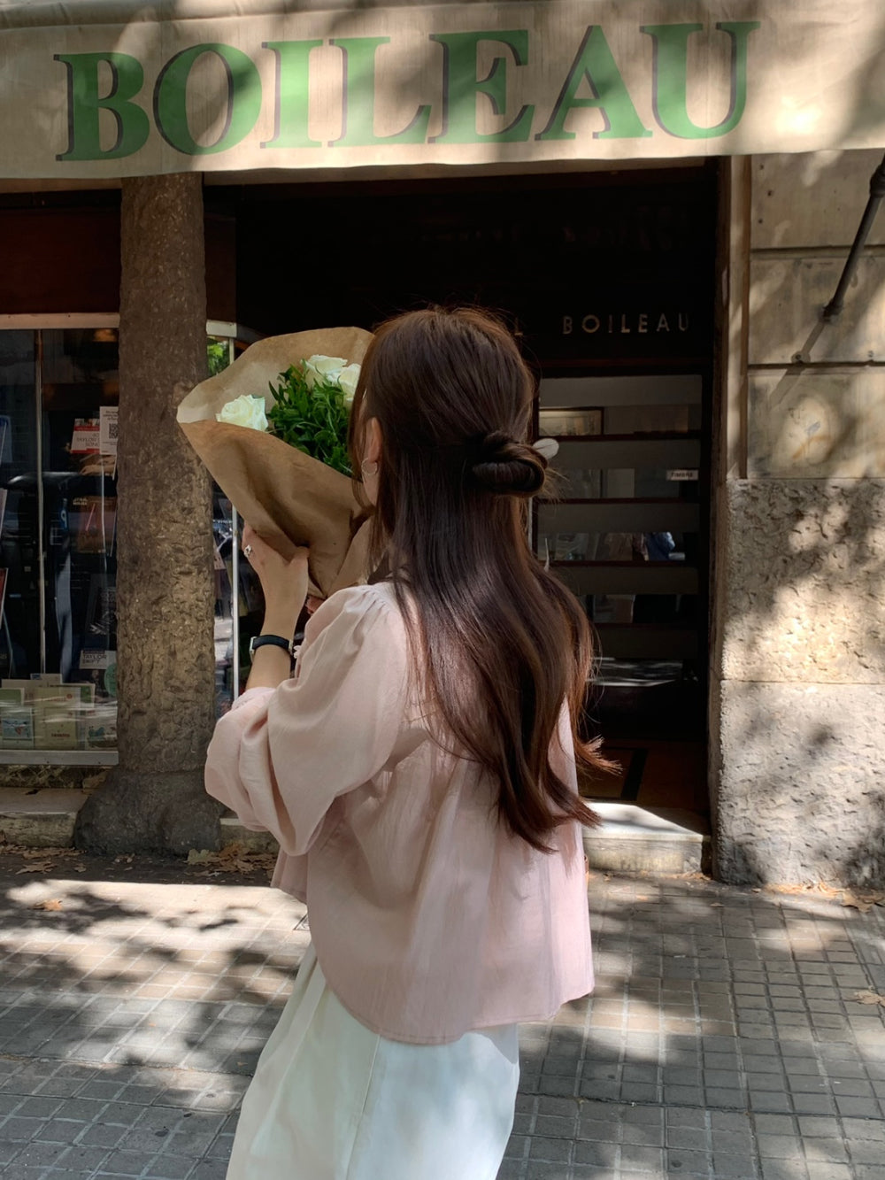 black即納 Date blouse-3col