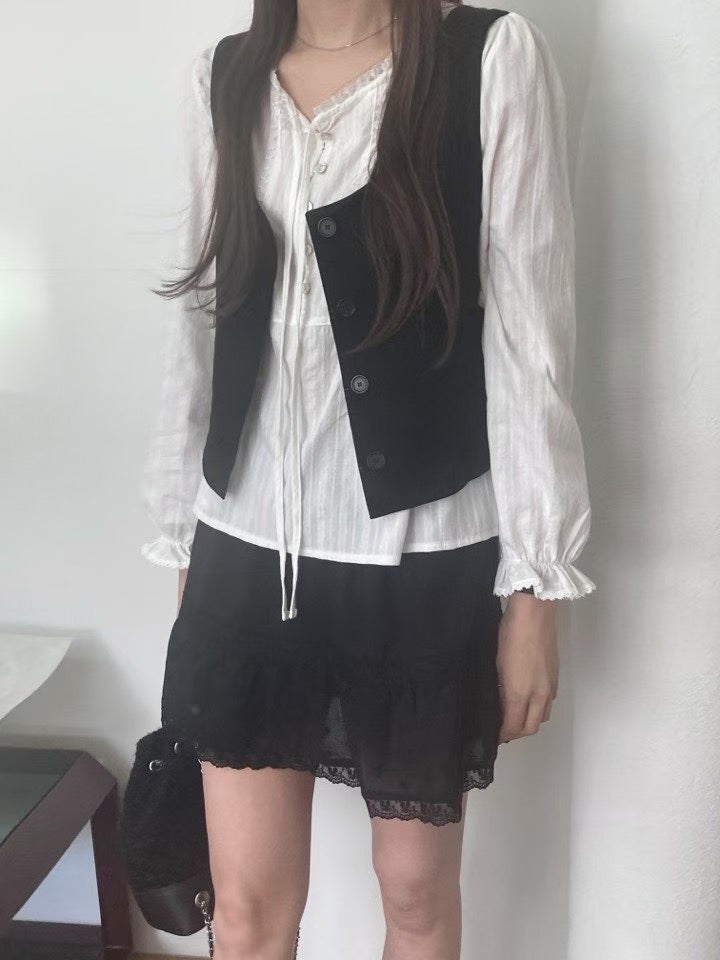 Westin suede vest-2col