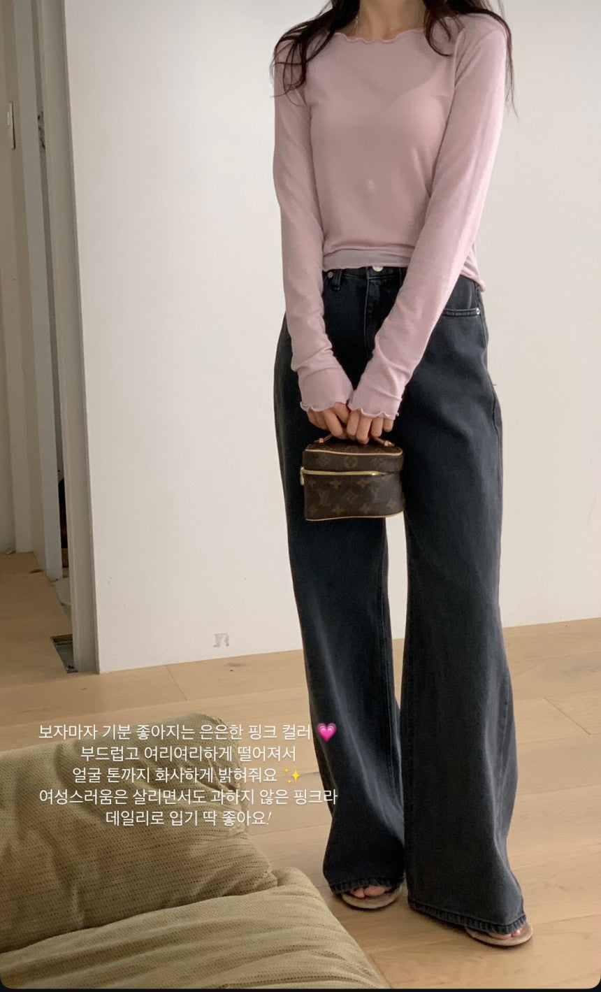 charcoal wide denim