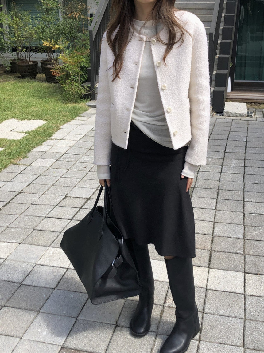 Castle mohair boucle HD jacket-2col