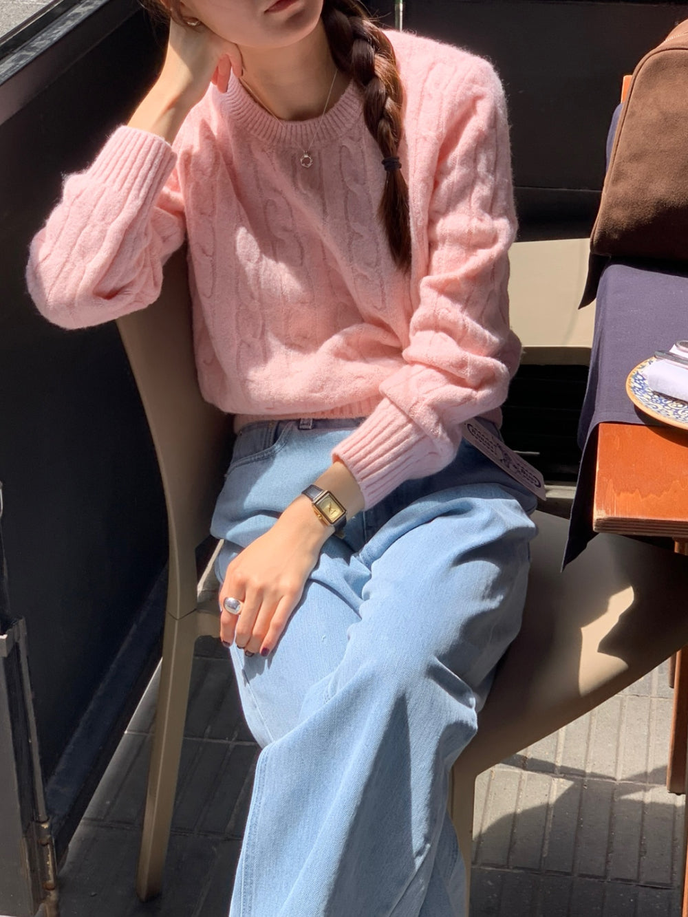 Weather twist knit-4col