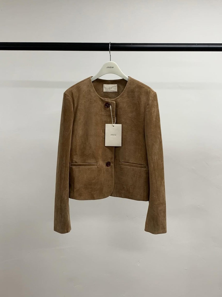 Camel tone suede jacket