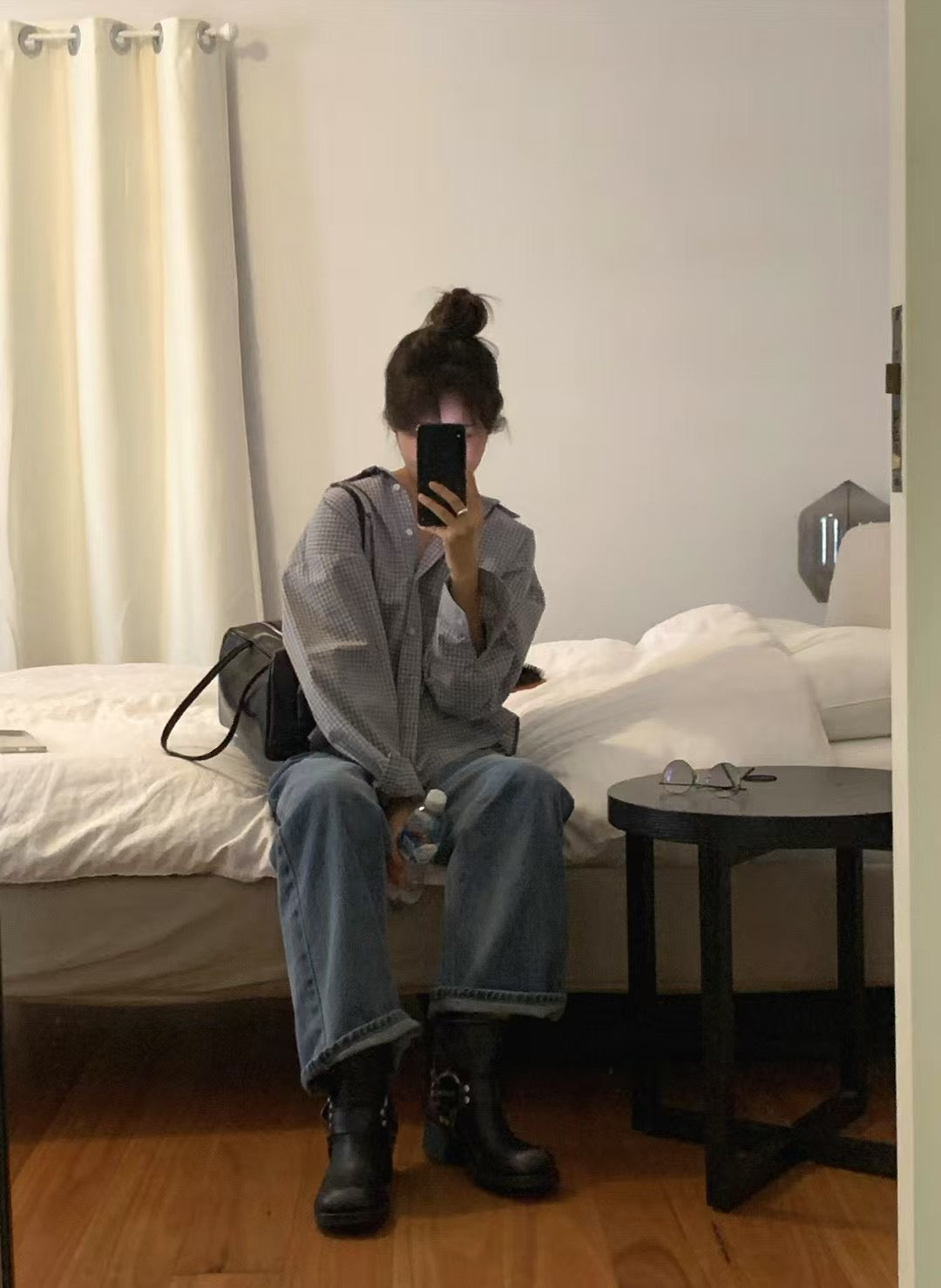 liter smith check shirt