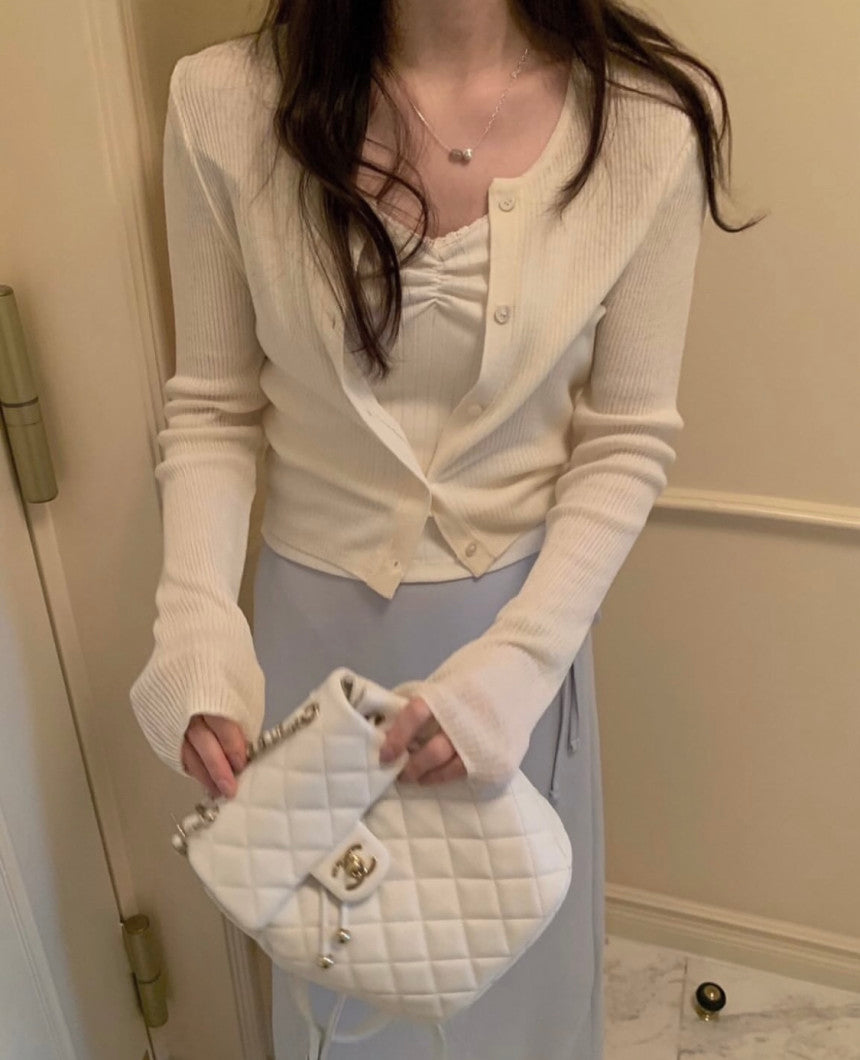 Mamonde linen cardigan-4col
