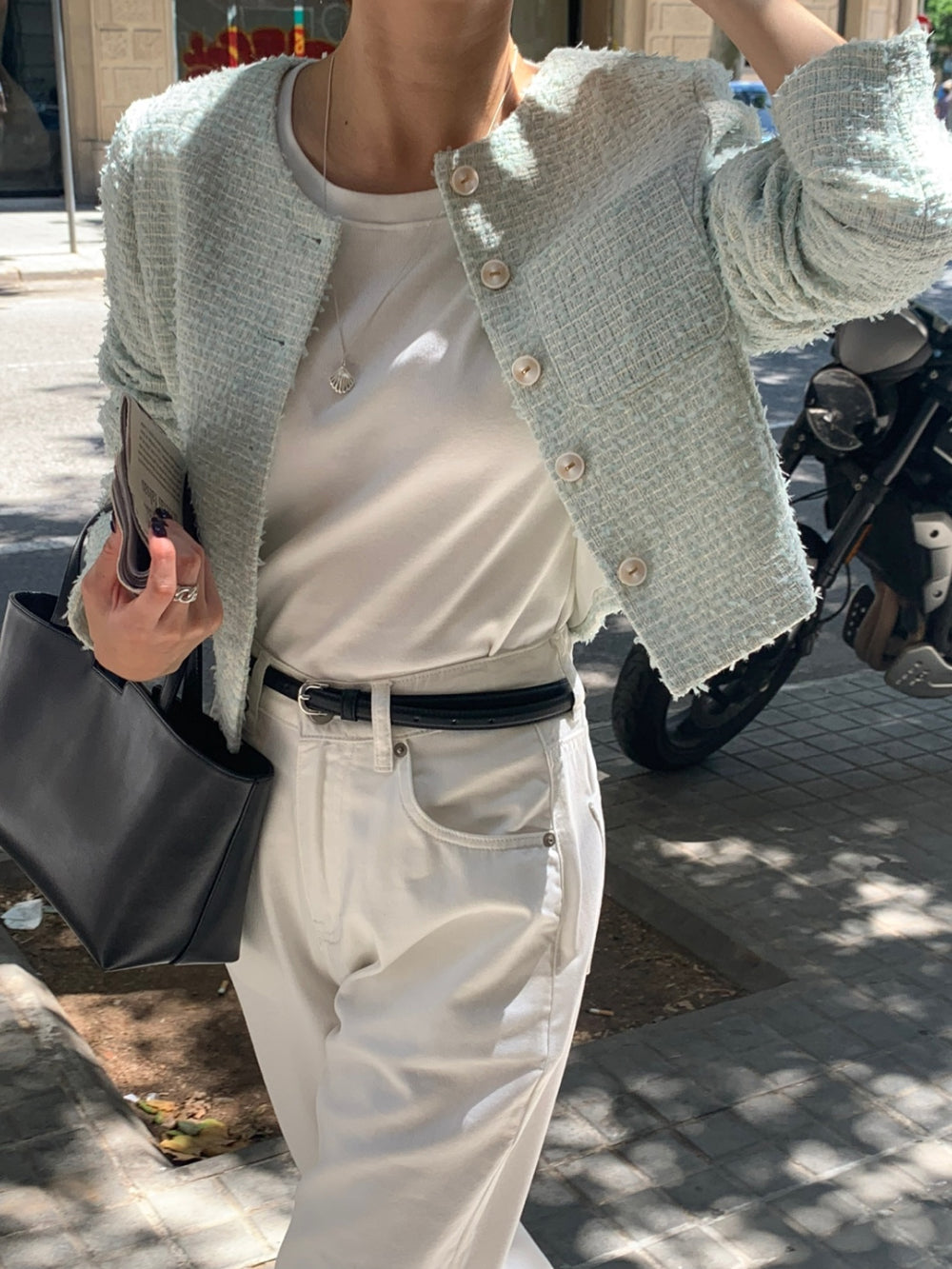 Sha tweed jacket-3col